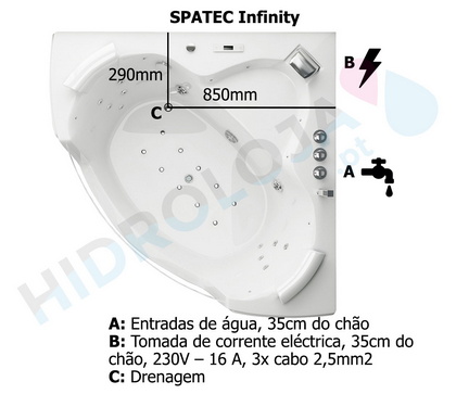 diagrama banheira hidromassagem