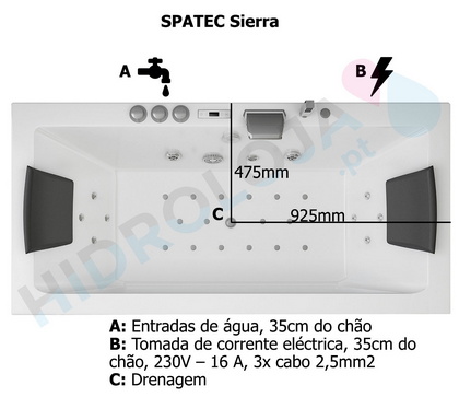 diagrama banheira hidromassagem